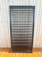 Shutter Schutting | Keruing | Zwart Gecoat | FSC, Tuin en Terras, Ophalen, Minder dan 100 cm, Zo goed als nieuw, 150 tot 200 cm
