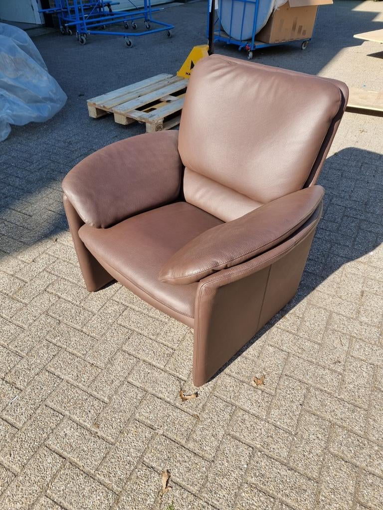 Leolux catalpa fauteuil, Ophalen of Verzenden, Zo goed als nieuw, 50 tot 75 cm, Leer