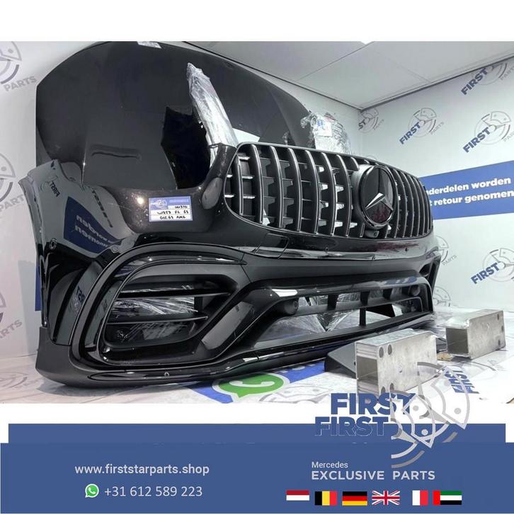 W253 C253 GLC 63 AMG FACELIFT VOORKOP ZWART COMPLEET FRONT G, Auto-onderdelen, Carrosserie en Plaatwerk, Bumper, Mercedes-Benz