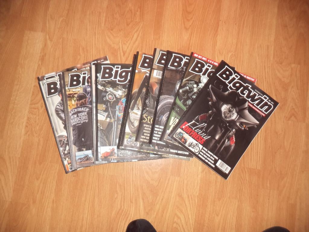 23 jaargangen van bigtwin motor magazine, Boeken, Motoren, Ophalen, Gelezen, Bigtwin, Algemeen