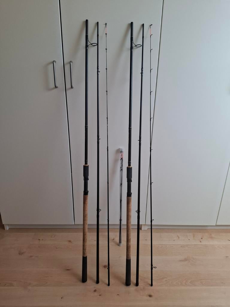 Shimano beastmaster feeders, Ophalen of Verzenden, Zo goed als nieuw, Werphengel
