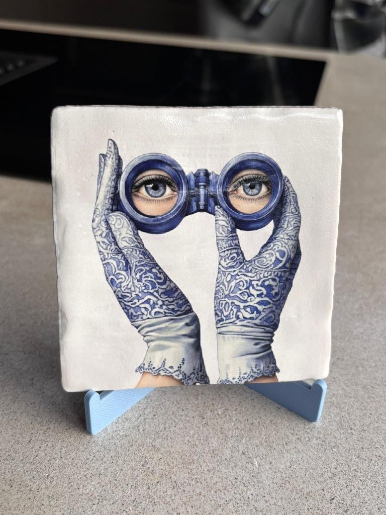 Tegel Look, Eigen ontwerp, Verzenden, Minikunstbieb, Norgeveste 16, Nieuwegein