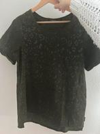 Zwart/groen shirtje van Silvercreek - maat 34, Kleding | Dames, T-shirts, Ophalen of Verzenden, Korte mouw, Maat 34 (XS) of kleiner