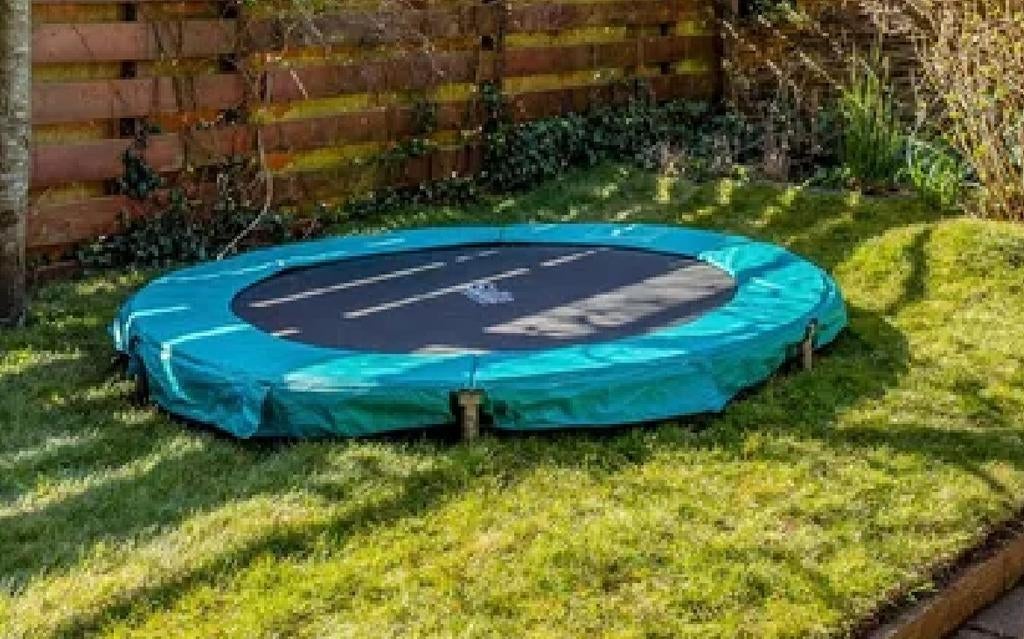 Salta trampoline, Ophalen