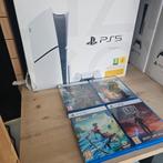 Playstation 5 Disc editie + 4 games, Ophalen, Zo goed als nieuw, Met 1 controller