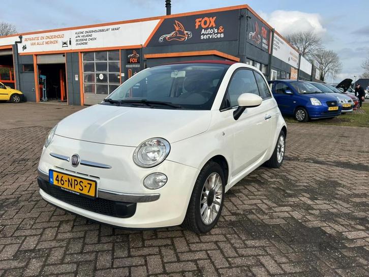 Fiat 500C 1.2 Lounge (bj 2010, semi-automaat), Auto's, Fiat, Bedrijf, Te koop, 500C, ABS, Airbags, Airconditioning, Alarm, Bluetooth