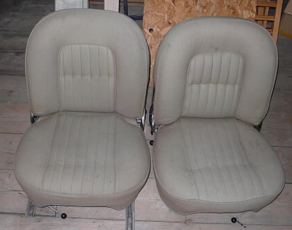 Voorstoelen Lancia Flavia Coupé originele bekleding, Auto-onderdelen, Interieur en Bekleding, Ophalen, Gebruikt, Lancia