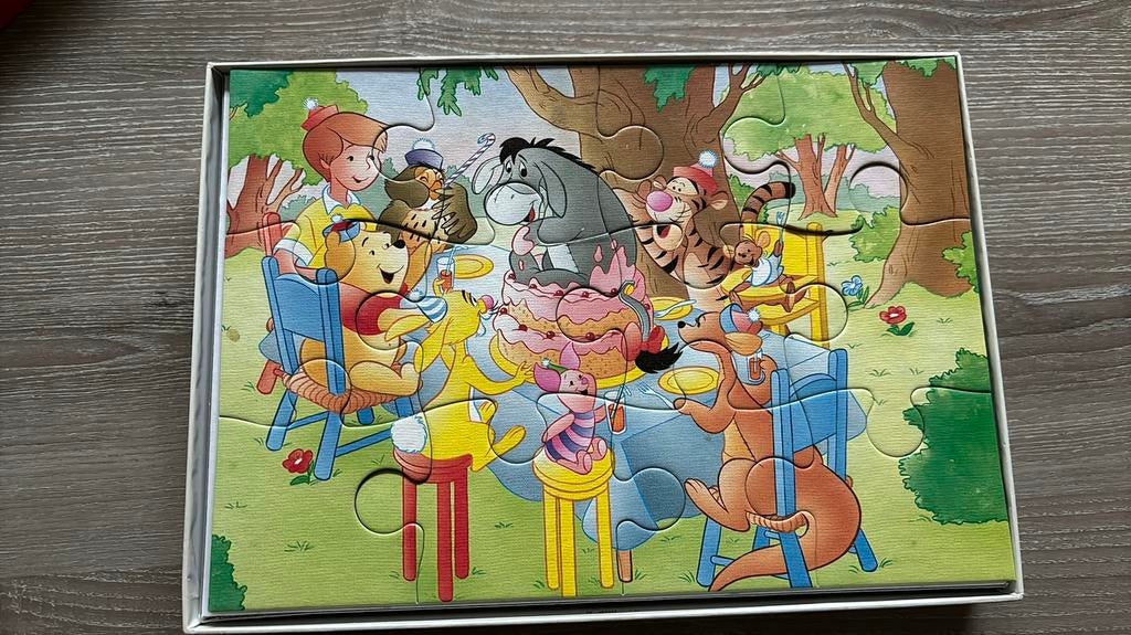 Disney Winnie the Pooh puzzel 12stukjes merk jumbo, Verzamelen, Ophalen of Verzenden, Winnie de Poeh of vrienden, Zo goed als nieuw