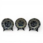 Drie Delfts aardewerk borden, 18e eeuw, Ophalen of Verzenden