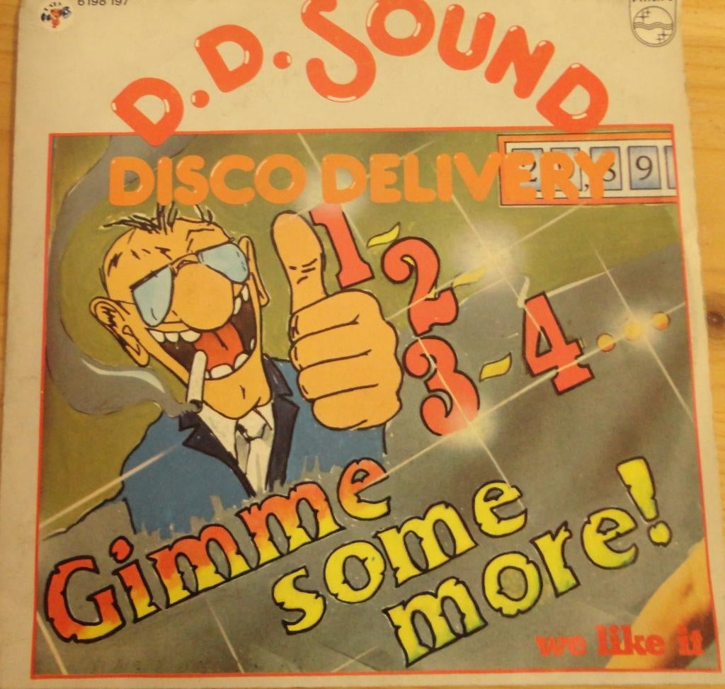 D.D.Sound > 1,2,3,4 gimme some more, Cd's en Dvd's, Vinyl Singles, Gebruikt, 7 inch, Single, Ophalen of Verzenden
