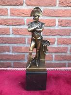 mooi bronzen beeld van de jonge Napoleon, Ophalen of Verzenden, Brons