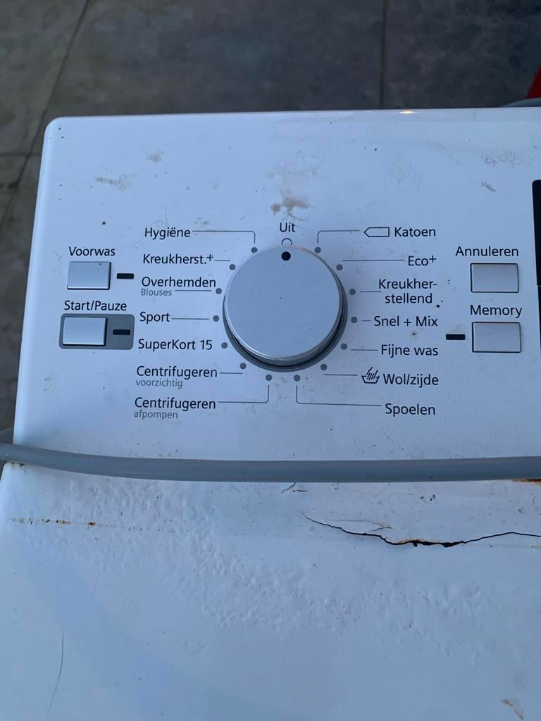 Siemens Bovenlader Wasmachine -, Witgoed en Apparatuur, Wasmachines, Ophalen, Gebruikt, Bovenlader, Kort programma
