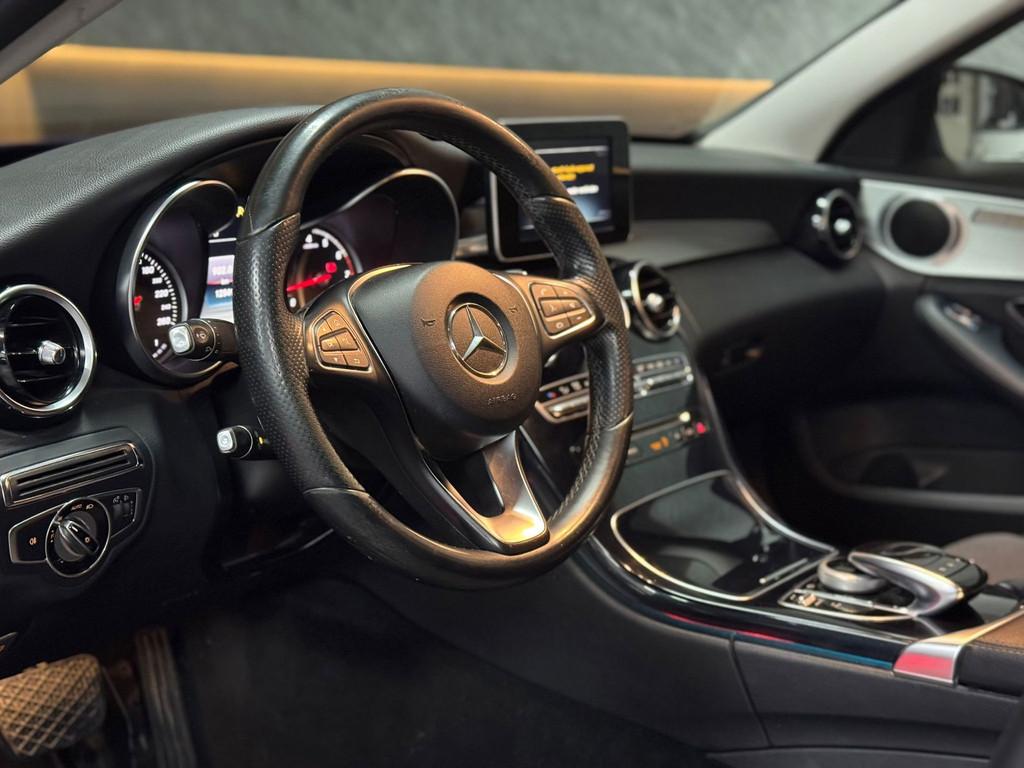 Mercedes-Benz C-klasse 180 | AUTOMAAT |19" VELGEN, Auto's, Mercedes-Benz, Automaat, Euro 6, Blauw, Bluetooth