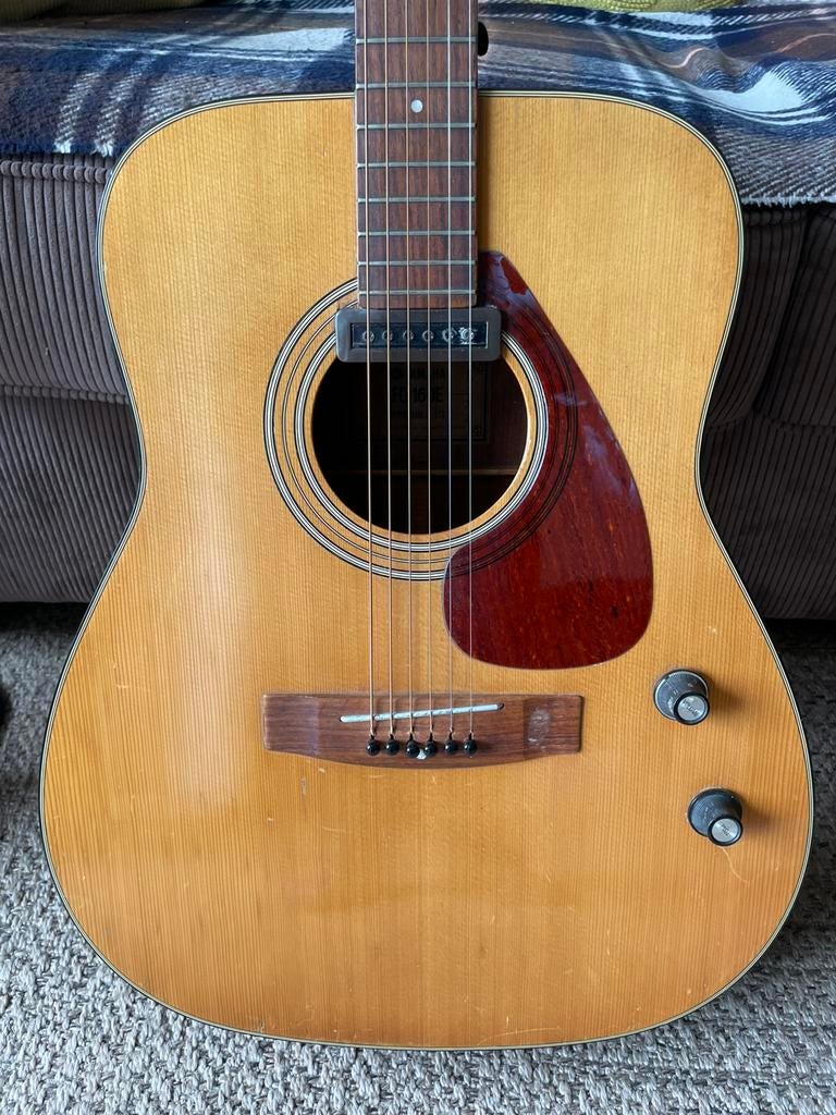 Vintage Yamaha FG-160E Nippon Gakki, Ophalen of Verzenden, Gebruikt, Western- of Steelstringgitaar, Met koffer