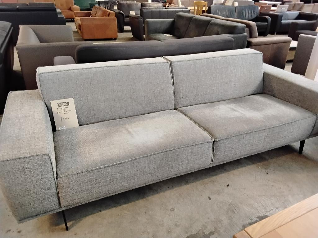 Topform bank 250cm. Second Life Wolvega!, Ophalen, Gebruikt, Rechte bank, Stof