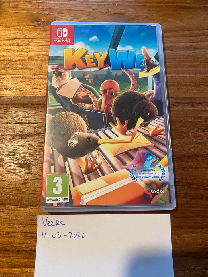 Nintendo Switch KeyWe Key We, Spelcomputers en Games, Games | Nintendo Switch, Zo goed als nieuw, Racen en Vliegen, 2 spelers