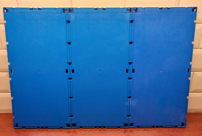 Bruder Veecontainer groen & blauw onderdelen, Ophalen of Verzenden, Gebruikt