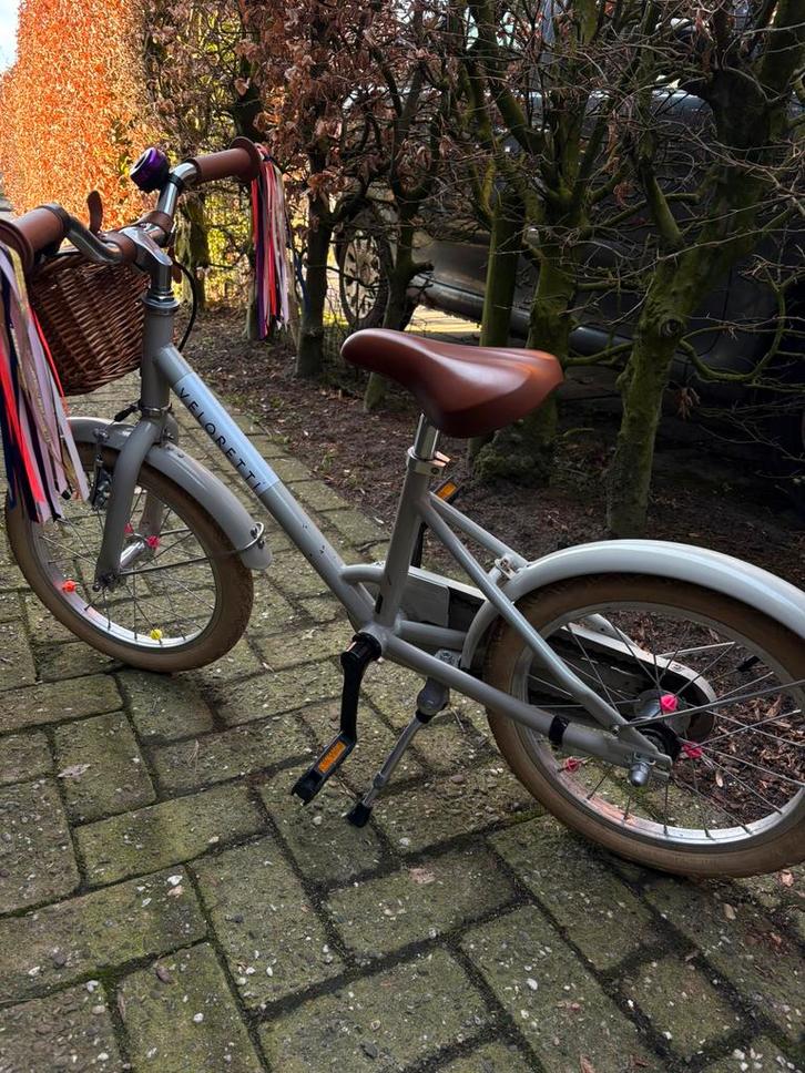 Veloretti maxi pebble grey, Fietsen en Brommers, Fietsen | Kinderfietsjes, Zo goed als nieuw, 16 tot 20 inch, Zijwieltjes, Ophalen