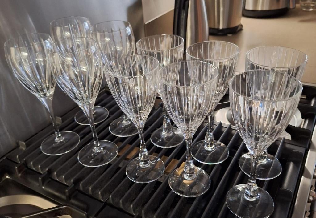 kristallen wijnglazen, Ophalen of Verzenden