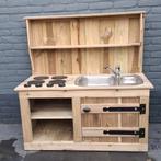 Buiten speelkeuken met werkende kraan, Kinderen en Baby's, Ophalen, Nieuw, Hout, Speelkeuken