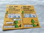 Oude NS Tiener Toerkaarten uit 1978, Ophalen of Verzenden, Gebruikt, Trein, Kaart of Prent