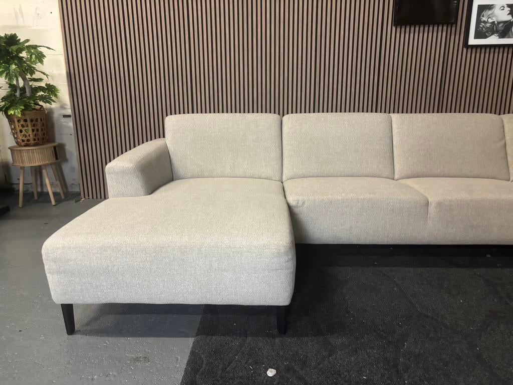 GRATIS LEVERING U-Bank Beige 350x190x160 GEREINIGD, Huis en Inrichting, Banken | Bankstellen, Hoekbank, 300 cm of meer, Ophalen of Verzenden