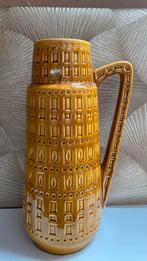 Mooie Grote Vintage Vloervaas met Handvat - West Germany, Huis en Inrichting, Woonaccessoires | Vazen, Overige materialen, Gebruikt