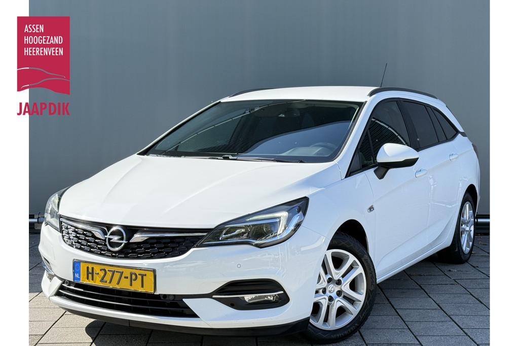 Opel Astra Sports Tourer BWJ 2020 | 1.2T 146PK Business Ed |, Auto's, Voorwielaandrijving, Stof, 1199 cc, Wit