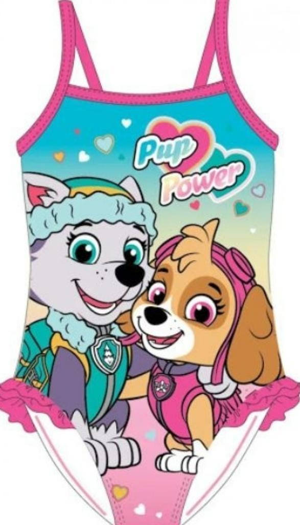 Paw Patrol Zwempak / Badpak Skye en Everest - Maat 92/98, Kinderen en Baby's, Kinderkleding | Kinder-zwemkleding, Meisje, Badpak