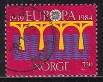 Noorwegen michel 904 gestempeld uit 1984, Postzegels en Munten, Postzegels | Europa | Scandinavië, Gestempeld, Noorwegen, Verzenden