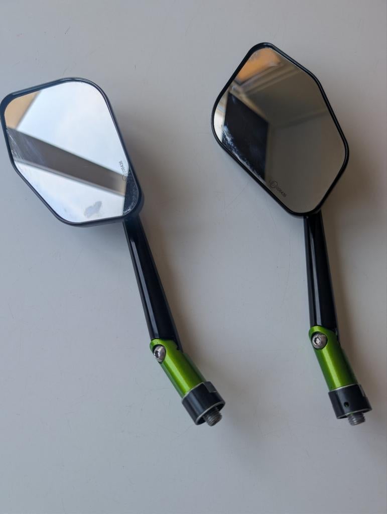 Barracuda SKIN-Z B-LUX Universele Motorspiegels, Motoren, Ophalen of Verzenden, Gebruikt