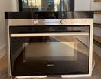 Siemens combi oven magnetron, Gebruikt, Oven met grill, Inbouw, 45 tot 60 cm