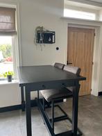 Mooie Bartafel en stoelen te koop!, Ophalen of Verzenden, Inclusief barstoelen