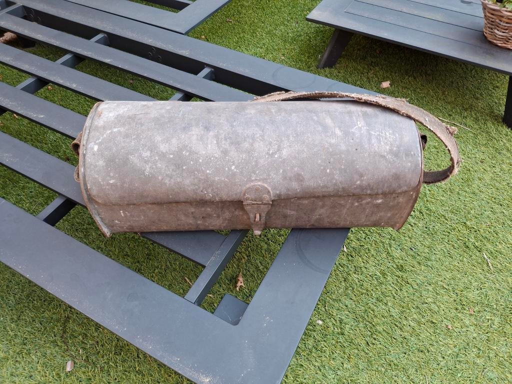 Oude zinken loodgieterskist, Ophalen of Verzenden, Gebruikt