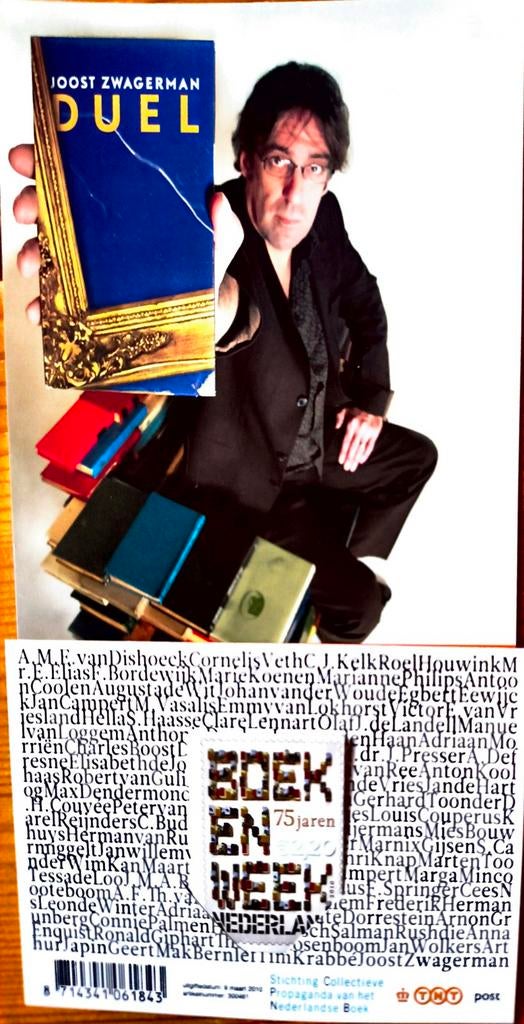 Joost Zwagerman - 15 x Het kleinste boek +postzegel à € 2,20, Ophalen of Verzenden, Gelezen, Joost Zwagerman, Nederland
