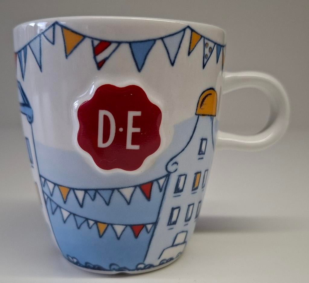 Douwe Egberts grachtenpand kopje., Ophalen of Verzenden, Zo goed als nieuw, Overige stijlen, Kop(pen) en/of Schotel(s)