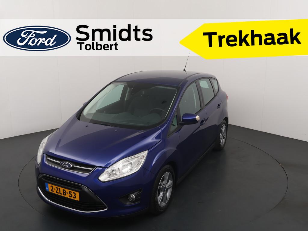 Ford C-MAX 125PK Edition | Trekhaak | Airco | Cruise | Park, Auto's, Ford, Euro 5, Gebruikt, Zwart, Blauw