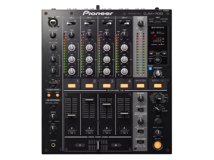 Pioneer DJ DJM 700 DJM700 mixer mengpaneel zwart, Audio, Tv en Foto, Professionele Audio-, Tv- en Video-apparatuur, Zo goed als nieuw