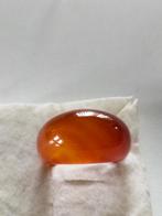 Prachtige oude carneool edelsteen ring., Verzenden, Ring