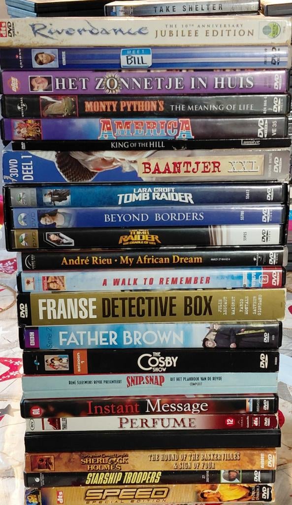 Partij originele dvd's: speelfilms, series en revu, Vanaf 12 jaar, Ophalen of Verzenden, Gebruikt, Boxset