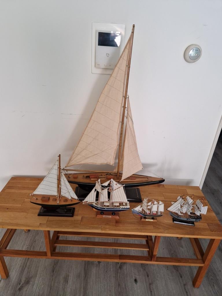 Verzameling van gedetailleerde scheepsmodellen, Hobby en Vrije tijd, Modelbouw | Boten en Schepen, Ophalen, Zo goed als nieuw