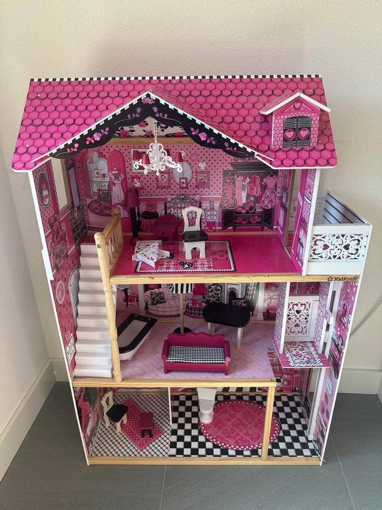 Poppenhuis en ikea kinder keuken, Ophalen of Verzenden, Gebruikt, Poppenhuis