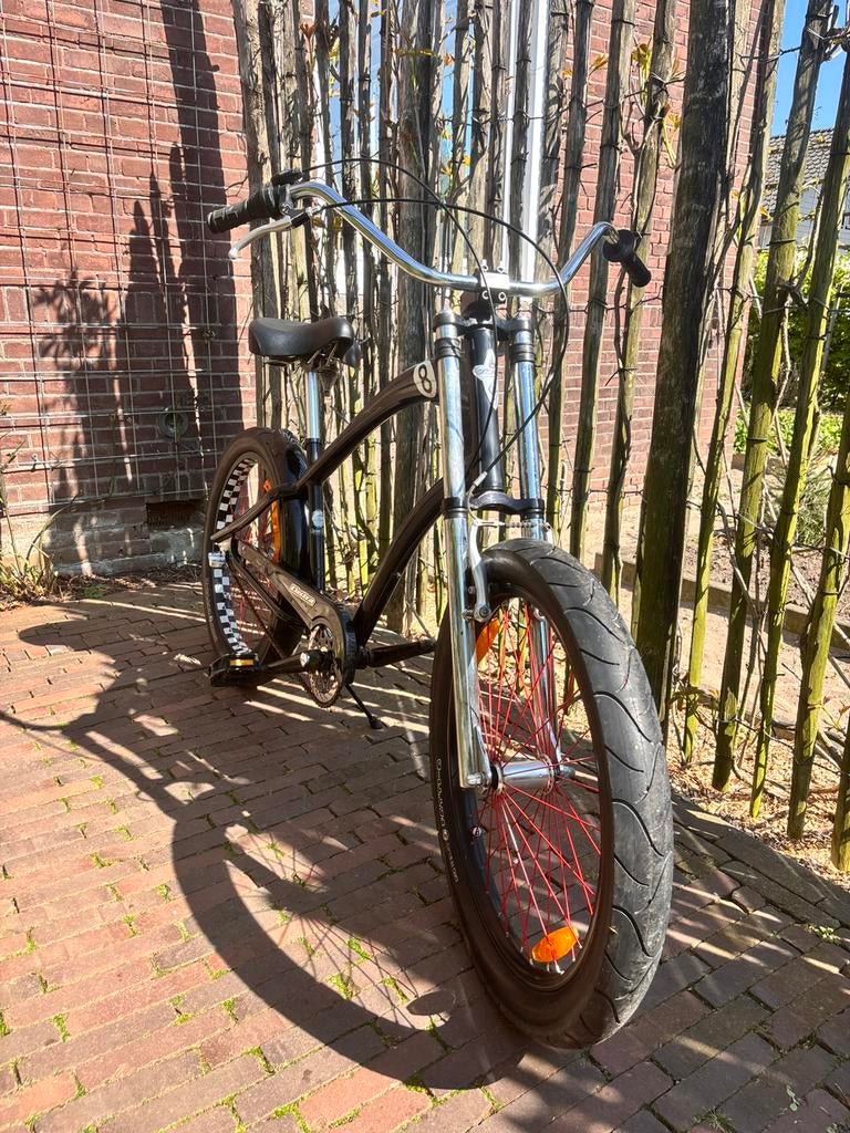 Prachtige Electra straight 8, Fietsen en Brommers, Fietsen | Cruisers en Lowriders, Ophalen, Terugtraprem, Gebruikt, Cruiser