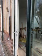 Kozijn met openslaande deuren, Doe-het-zelf en Verbouw, Kozijnen en Schuifpuien, Kunststof, Gebruikt, Deurkozijn, Ophalen of Verzenden