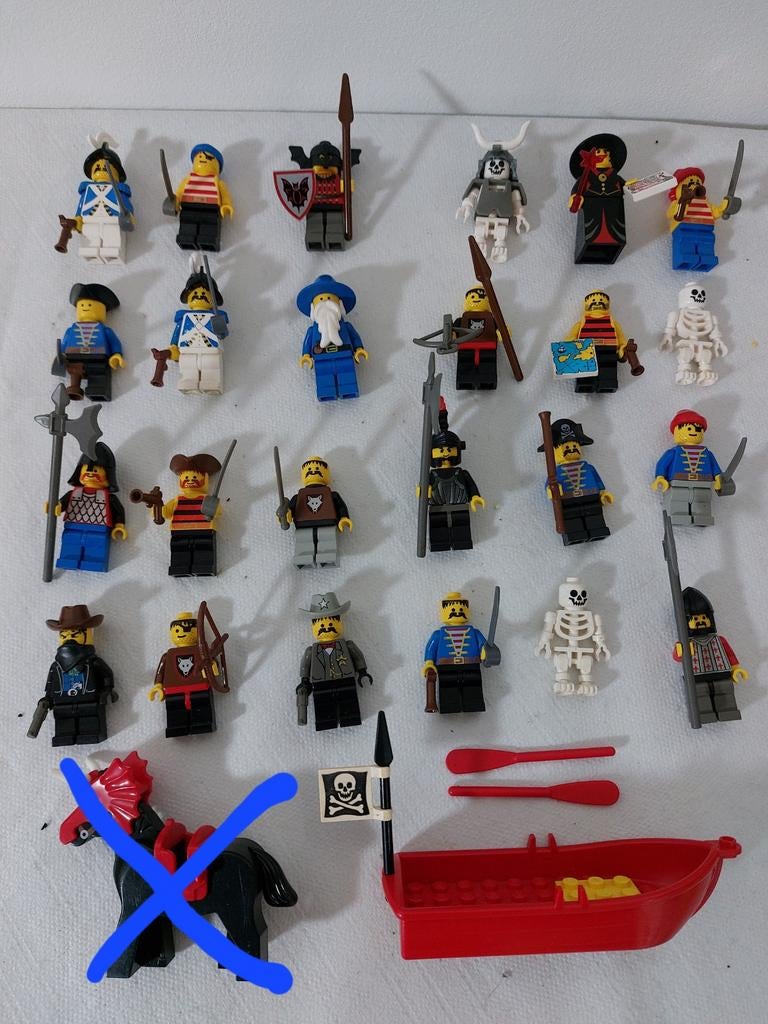 Lego Ridders/Piraten/Cowboys, Ophalen of Verzenden, Zo goed als nieuw, Losse stenen, Lego
