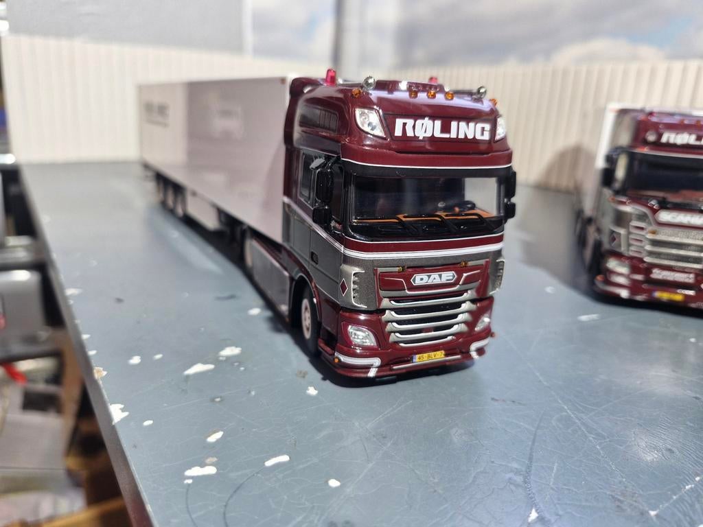 Daf XF wsi  met koeltrailer  ROLING