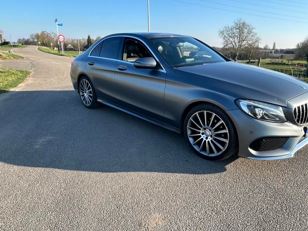 Mercedes-Benz C-Klasse C180 1.6 115KW Aut7 2017 Grijs, Automaat, Zwart, Bedrijf, Sedan