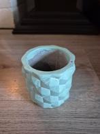 Klein groen  bloempotje, Ophalen, Rond, Aardewerk, Minder dan 40 cm
