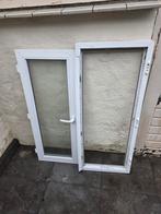 Kunstof klap raam, Ophalen, Kunststof, 75 tot 150 cm, Raamkozijn