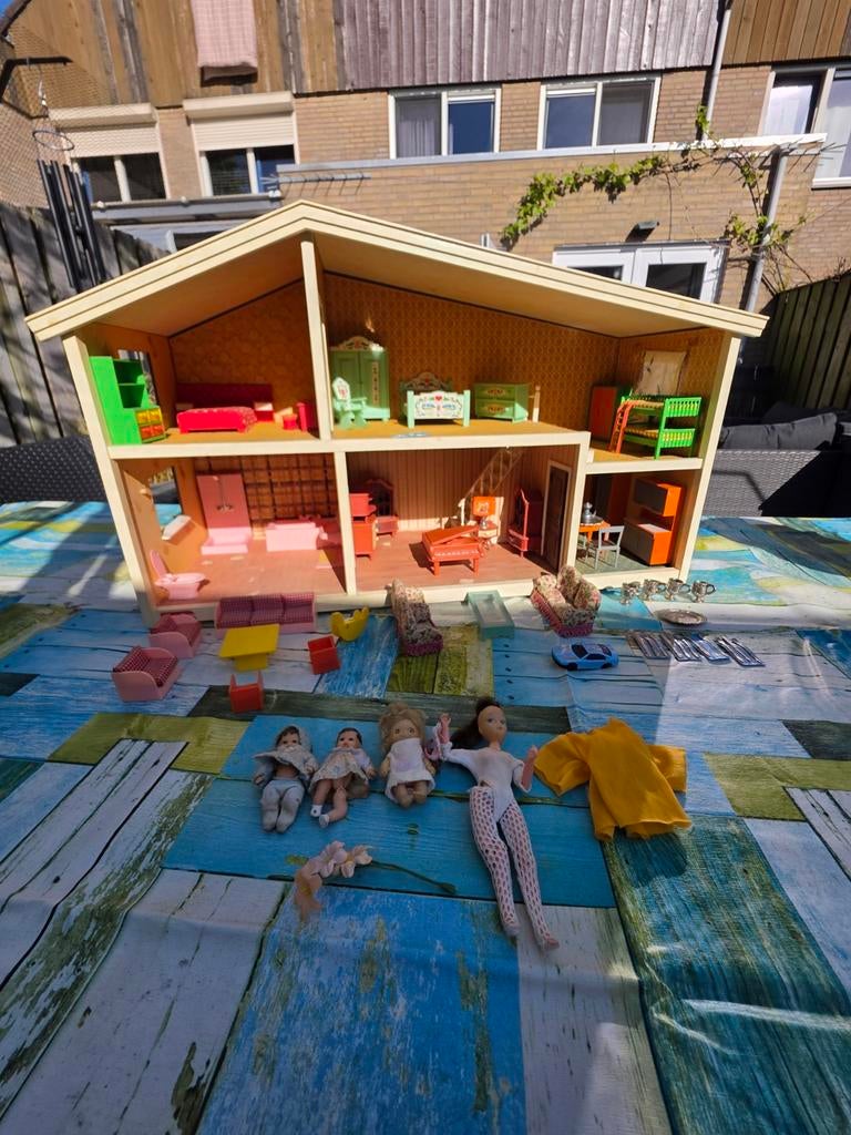 Lundby poppenhuis Vintage, Ophalen of Verzenden, Gebruikt